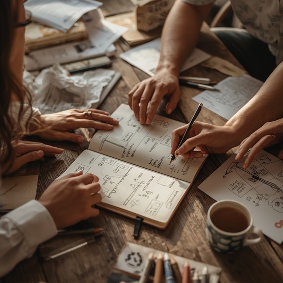Free Collaborative ideas flowing Image - Collaboration, Teamwork, Notes ...