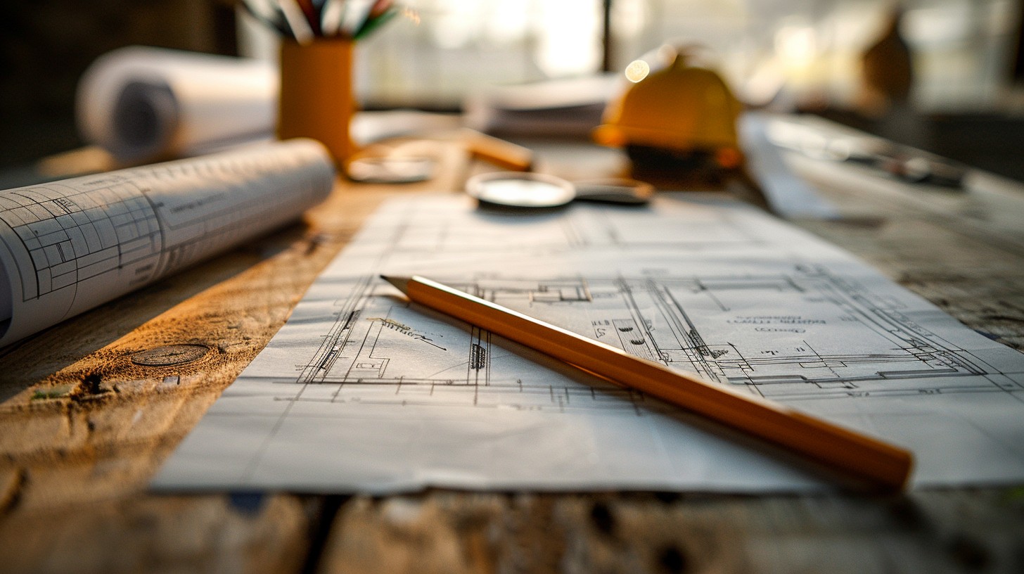 Free Architectural workspace setup Image - Architecture, Blueprint ...