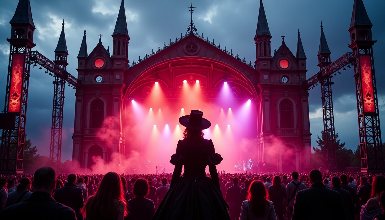 Free Gothic Concert Silhouette Image - Gothic, Concert, Silhouette ...