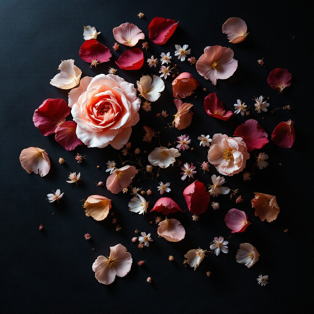 Dramatic Floweers Free Dramatic Floral Arrangement Image - Flowers, Petals, Roses ...