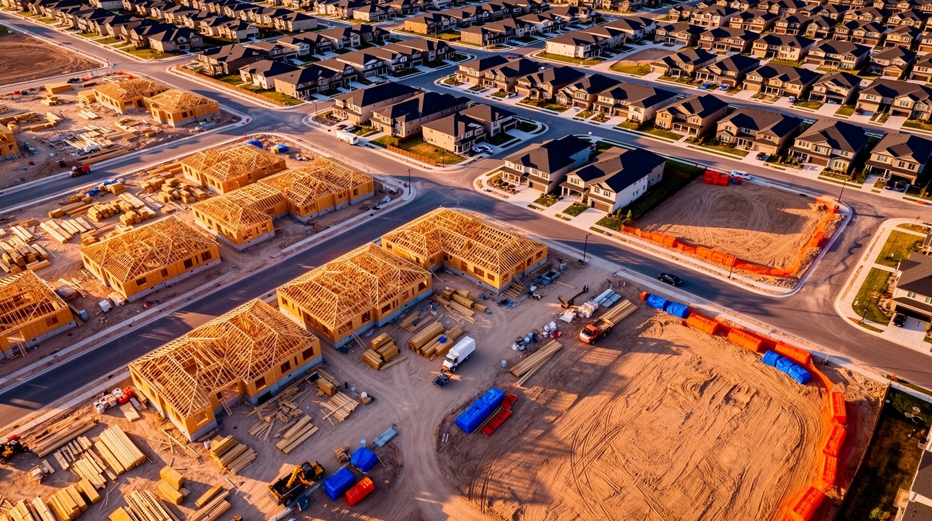 Free Aerial Development View Image - Construction, Aerial, Development ...