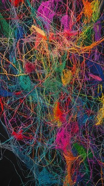 Free Colorful tangled threads Image - Colorful, Threads, Tangled ...