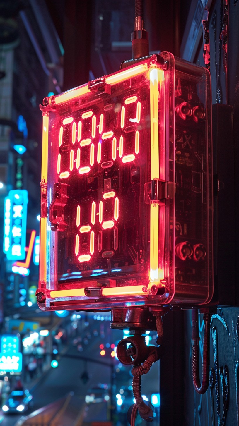 Free Neon Numbers Glow Image - Neon, Red, Numbers | Download at StockCake