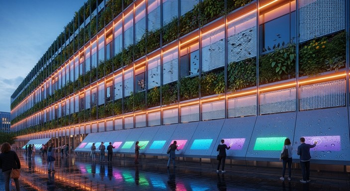 Free Living Interactive Facade Image | Download at StockCake