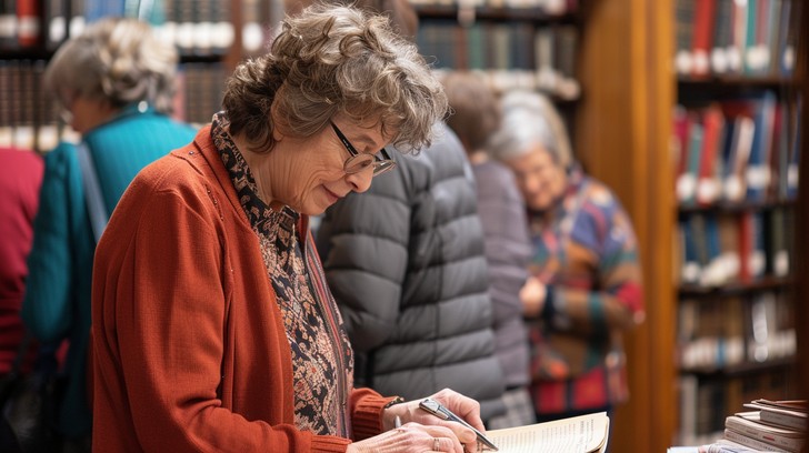 Free Library Book Search Image - Library, Elderly, Woman | Download at ...