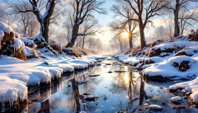 Winter Converting Into Spring Free Winter Meets Spring Image - Winter, Spring, Transition | Download ...