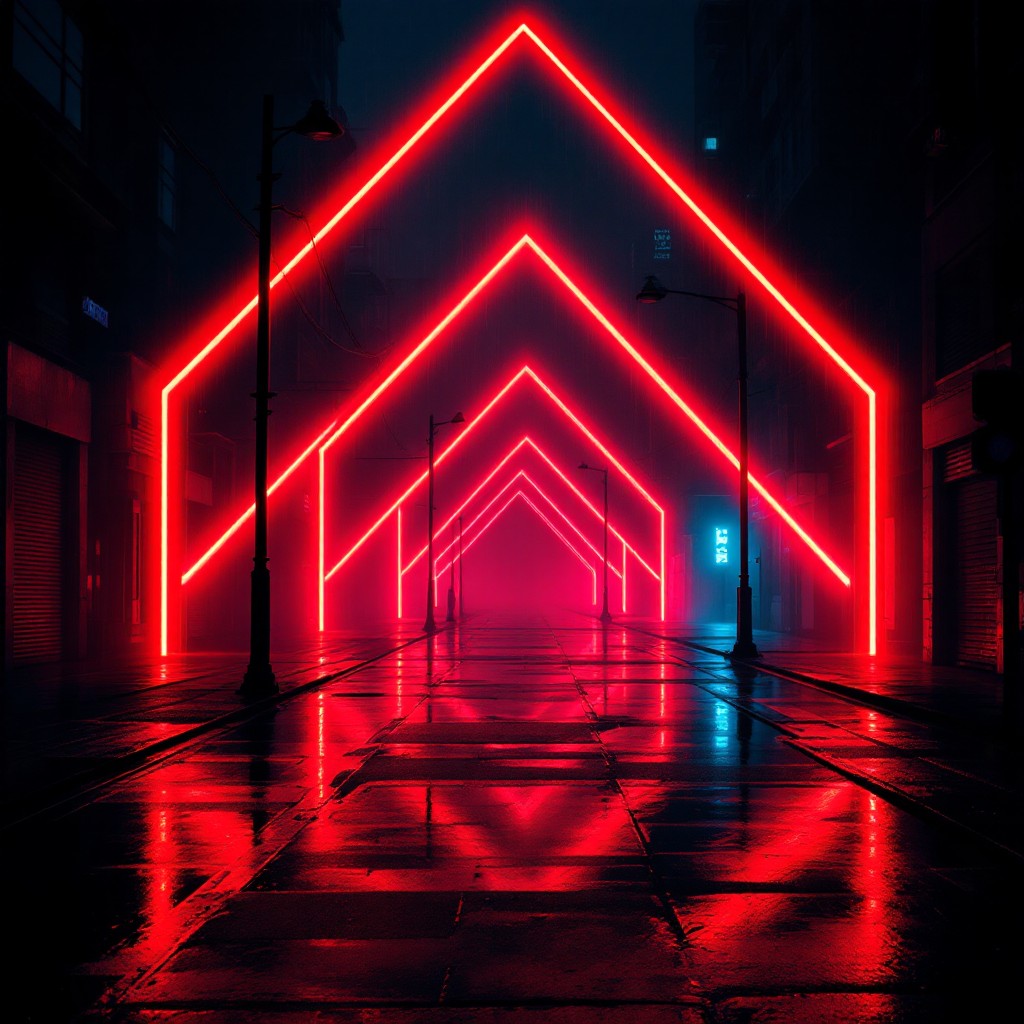 Free Red Neon Dreams Photo - Neon, Red, Cyberpunk | Download at StockCake