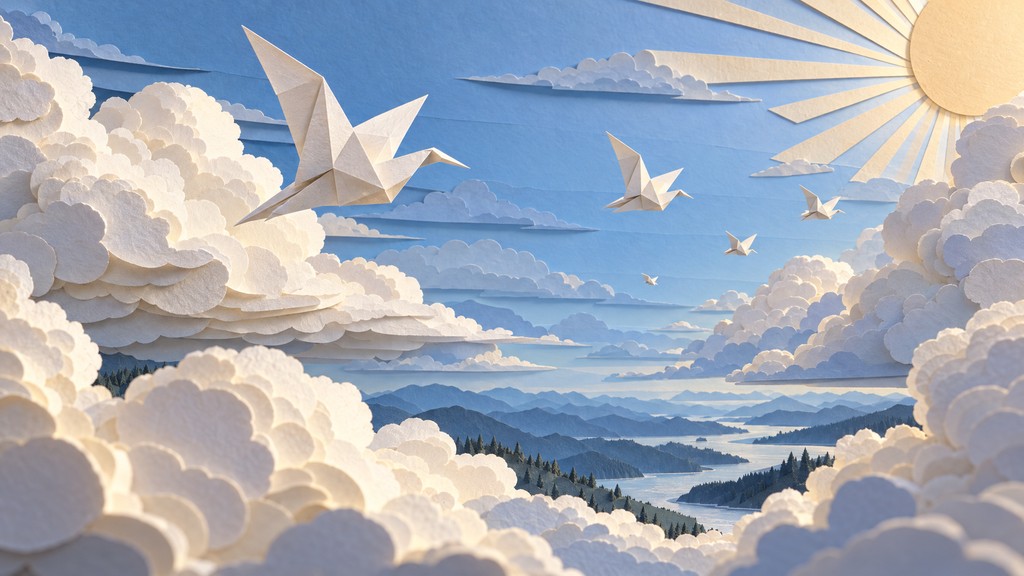 Paper Tree Origami Download Origami Cranes Soaring Image - Origami, Paper, Papercraft ...