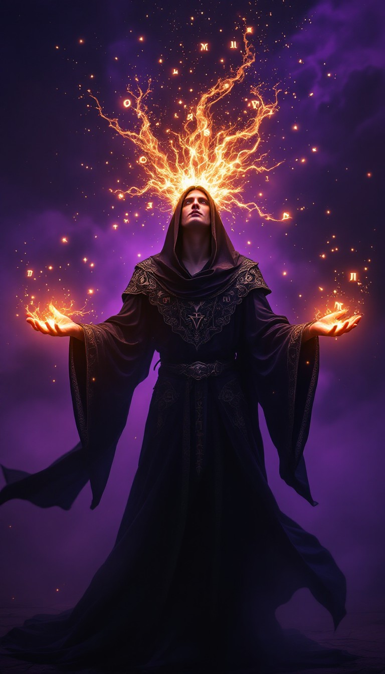 Free Mage Unleashes Power Image - Mage, Sorcerer, Magical | Download at ...
