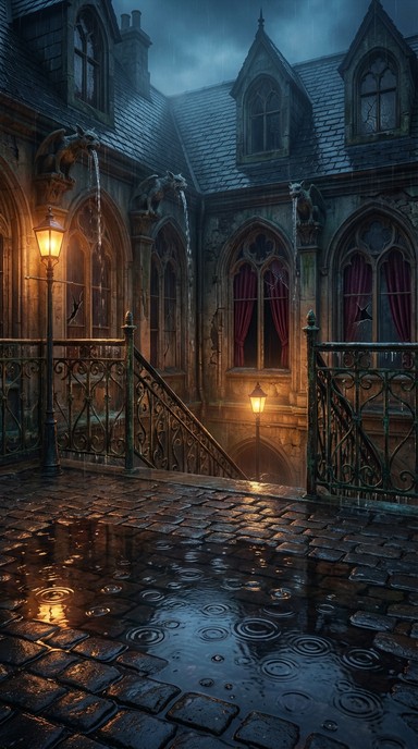 Free Gothic Rain Twilight Image - Victorian, Gothic, Rain | Download at ...