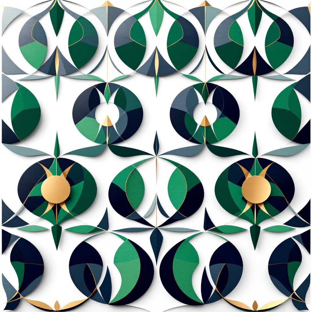 Emerald Color Pattern Free Geometric Emerald Pattern Image - Geometric, Emerald, Circular ...