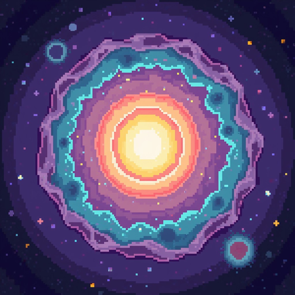 Free Pixelated Cosmic Vortex Image - Pixel, Cosmic, Portal | Download ...