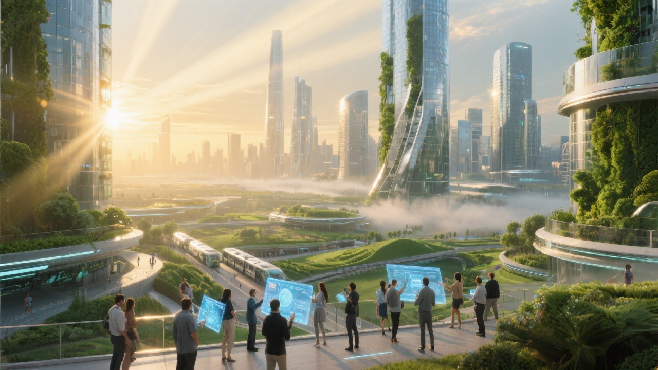 Free Sustainable future vision Image - Futuristic, Utopia, Cityscape ...