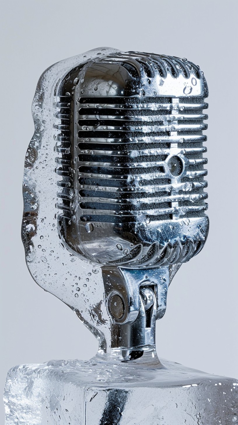 Download Frozen Microphone Detail Image - Frozen, Microphone, Ice ...