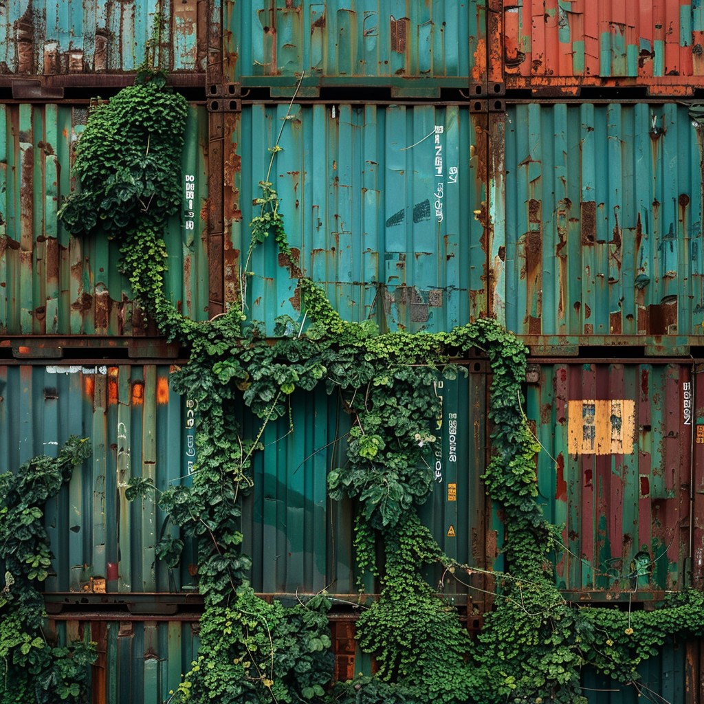 Free Nature Embraces Containers Image - Containers, Vines, Green ...