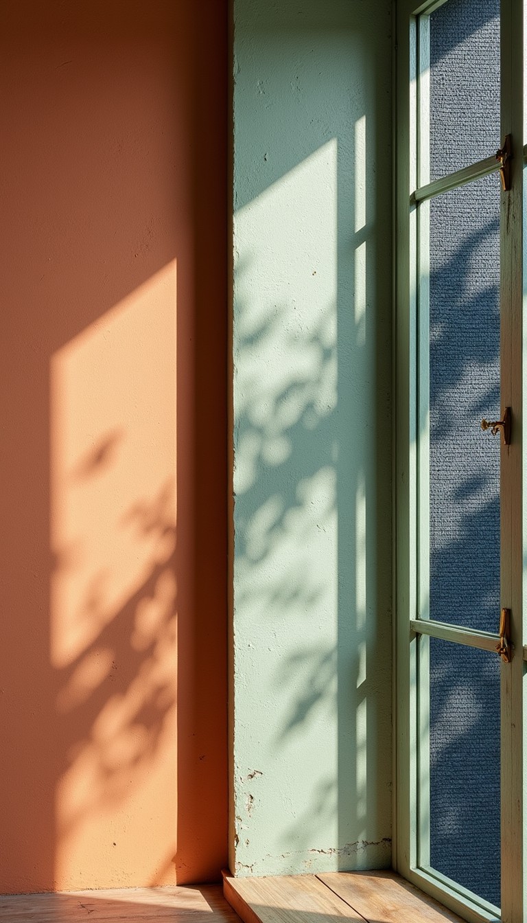 Free Textured Light Composition Image - Terracotta, Sage, Sunlight ...