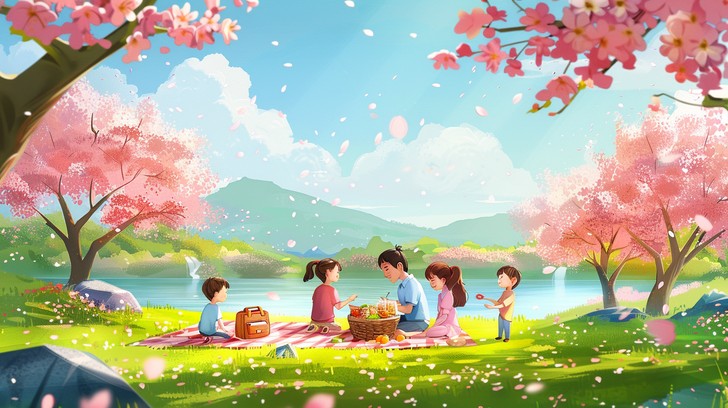 Spring Picnic Picture Free Spring picnic time Image - Spring, Family, Picnic | Download at ...