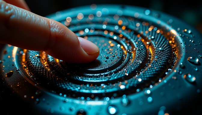 Touch Ripple Video Stock Free Ripples in Blue Image - Ripples, Touch, Macro | Download at StockCake