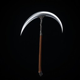 Scythe Rounded Free Elegant Silver Scythe Image - Scythe, Silver, Blade | Download at ...