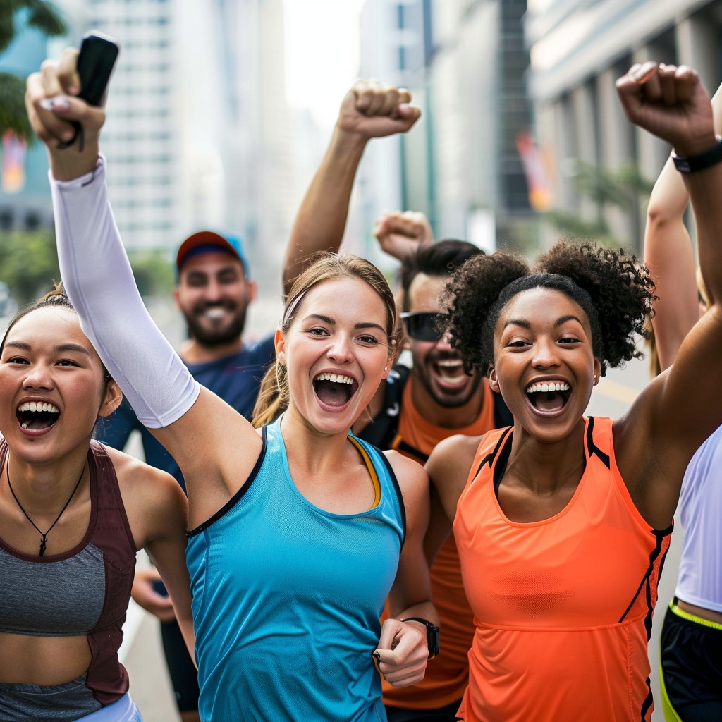 Free Joyful Urban Runners Image - Running, Friends, Joyful | Download ...