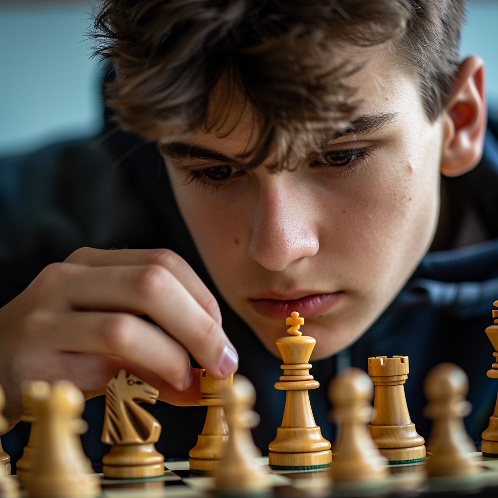 Chess Focus Free Focused Chess Player Image - Chess, Focus, Concentration ...