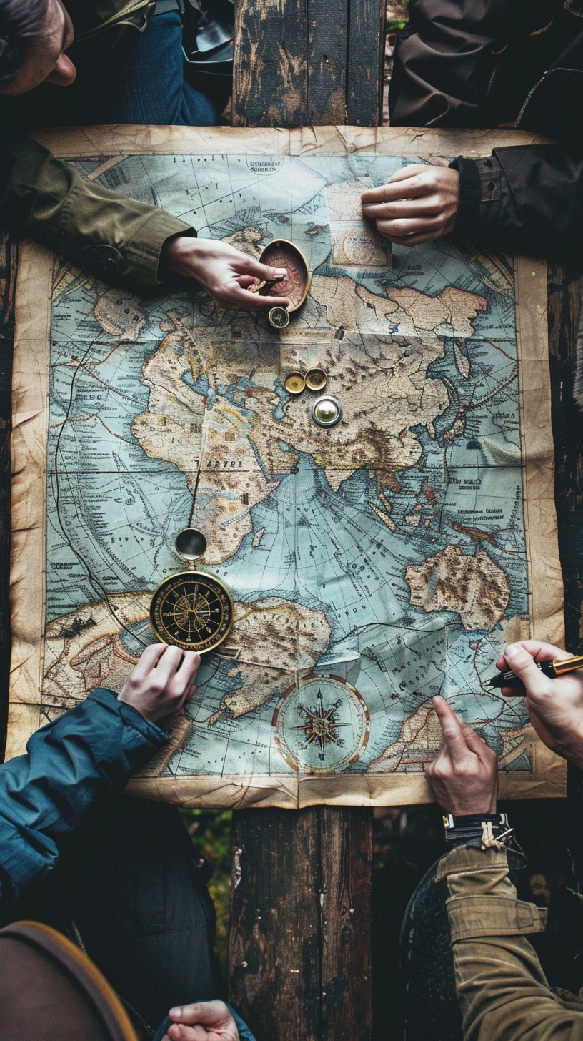 Free Mapping Adventure Together Image - Adventure, Map, Travel ...