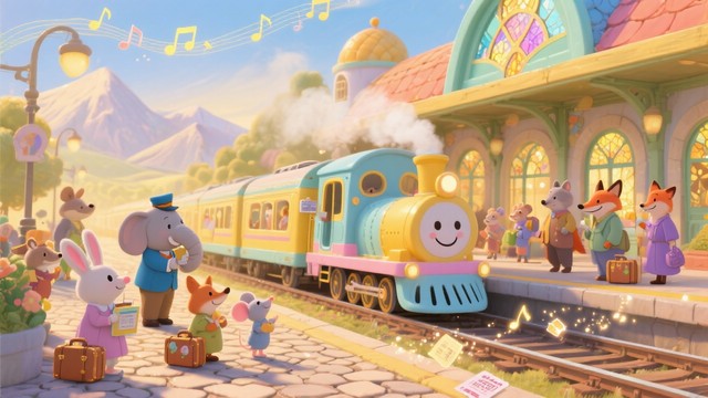 Free Magical Animal Train Image | Download at StockCake