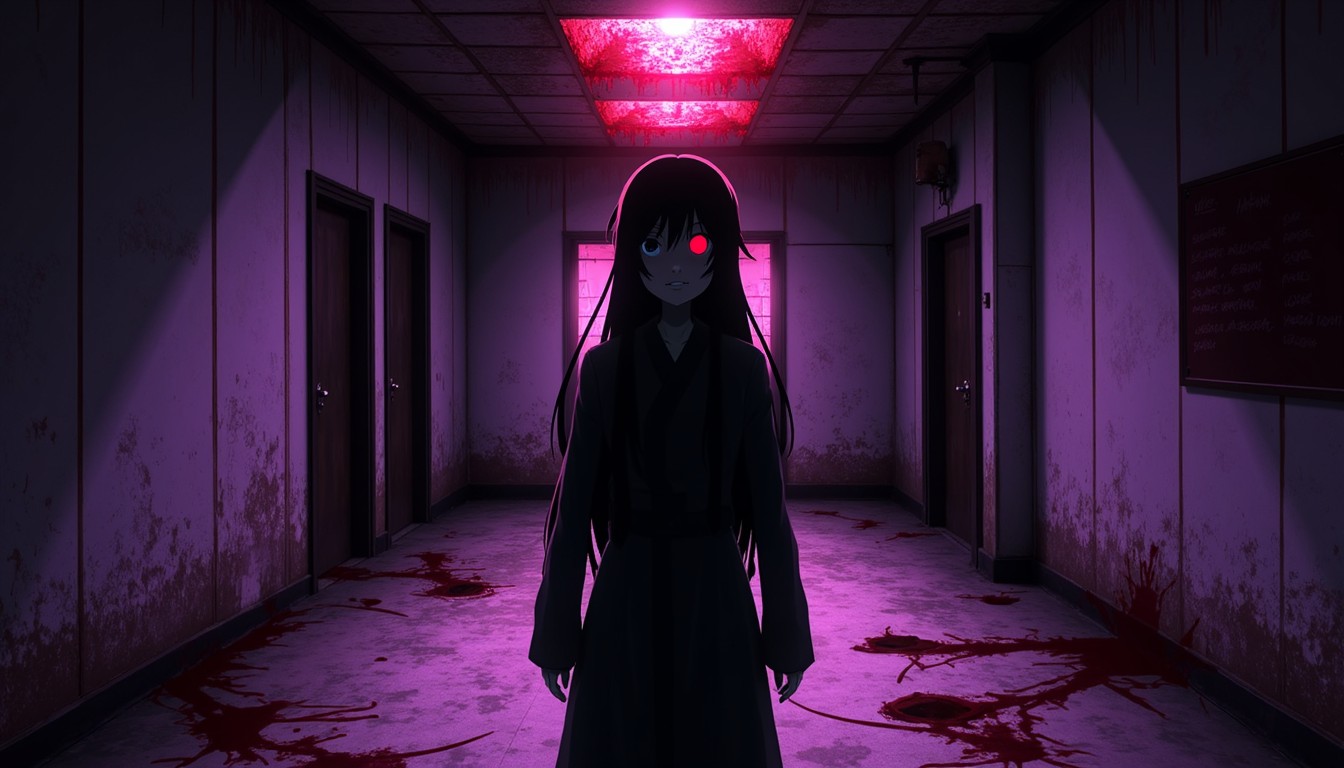 Entity A Routine Horror Free Supernatural Corridor Entity Image - Horror, Anime, Hallway ...