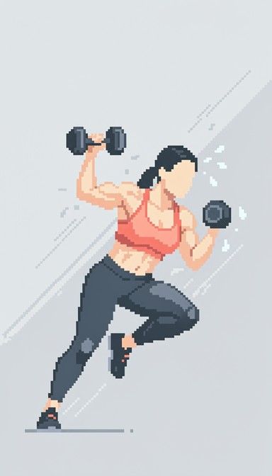 Free Pixel Gym Reflection Image - Pixel, Gym, Fitness | Download at ...