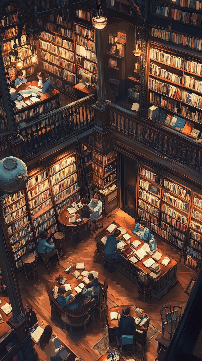 Free Historic library interior Image - Library, Books, Reading ...