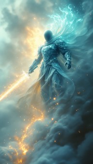 Free Celestial Warrior Rises Image - Warrior, Ethereal, Ghostly ...