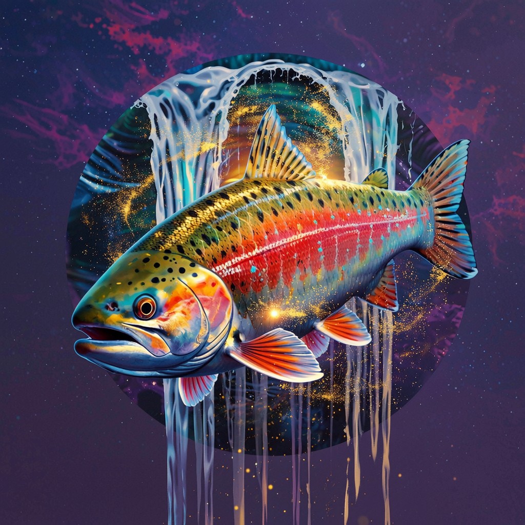 Cosmic Redfish Free Cosmic Fish Dream Photo - Salmon, Surreal, Fantasy | Download at ...