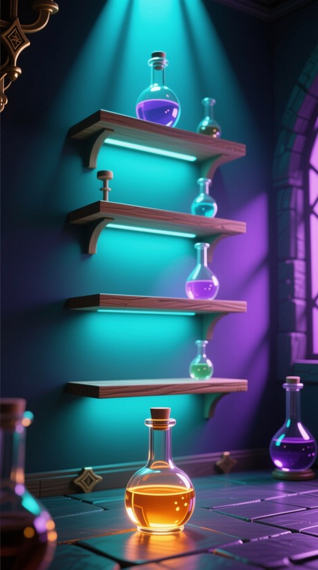 Free Glowing Amber Elixir Image - Bottle, Elixir, Potion | Download at ...
