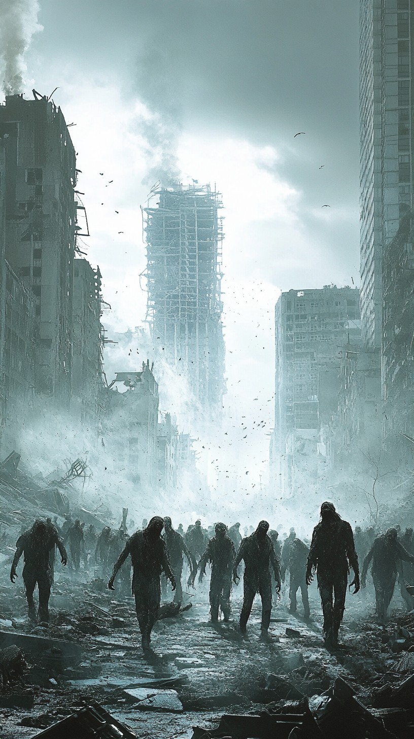 Free Post-apocalyptic city walk Image - Apocalypse, City, Silhouettes ...