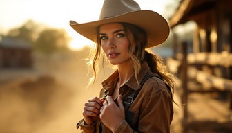 Free Golden Hour Rancher Image - Rancher, Cowgirl, Woman | Download at ...
