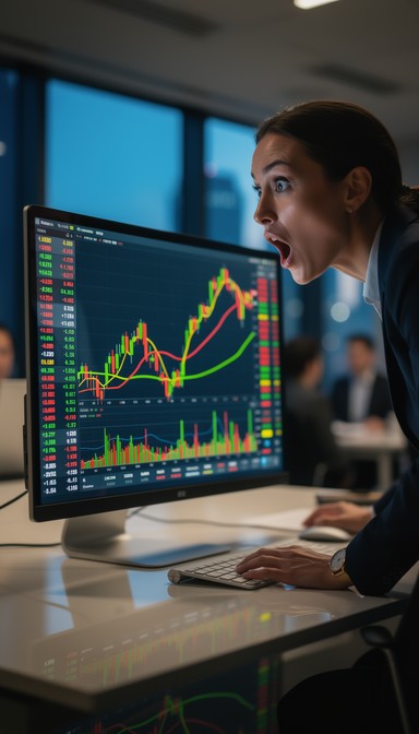 Free Market Volatility Shock Image - Entrepreneur, Businesswoman ...