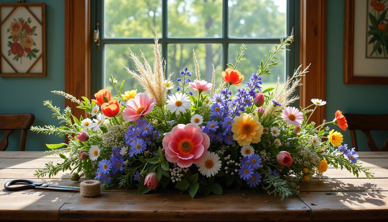Free Sunlit Floral Display Image - Wildflowers, Bouquet, Floral ...