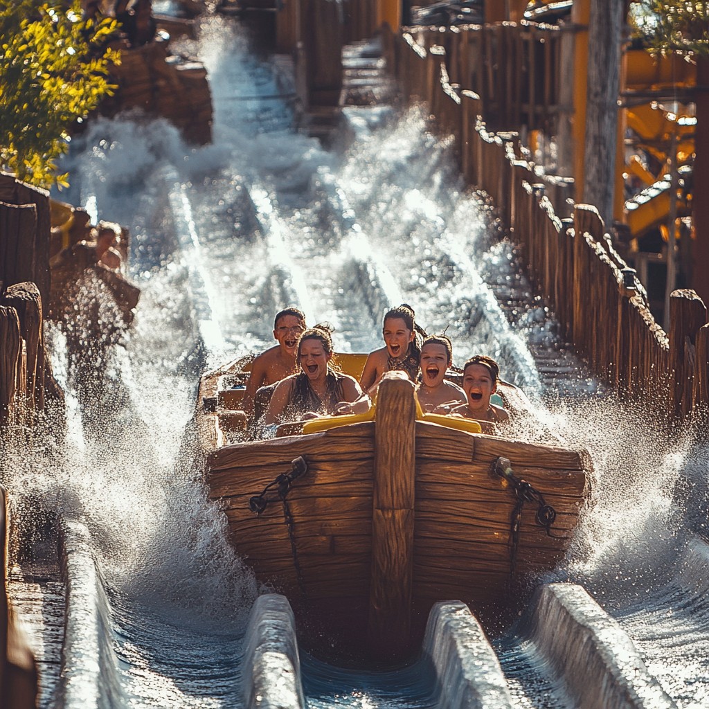 Fast Water Ride Free Thrilling Water Ride Photo - Amusement, Park, Thrill | Download at ...