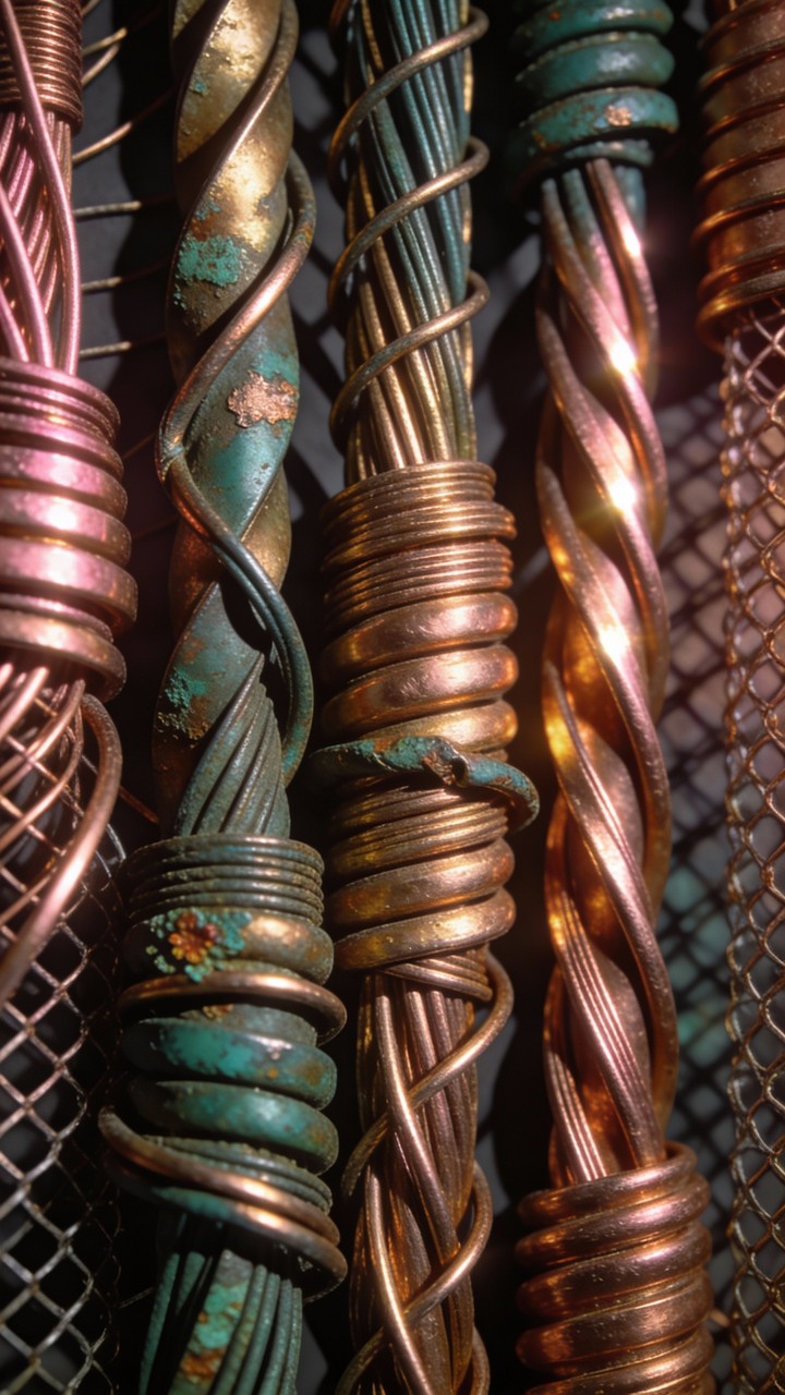 Free Oxidized Copper Pattern Image - Copper, Wire, Metal | Download at ...