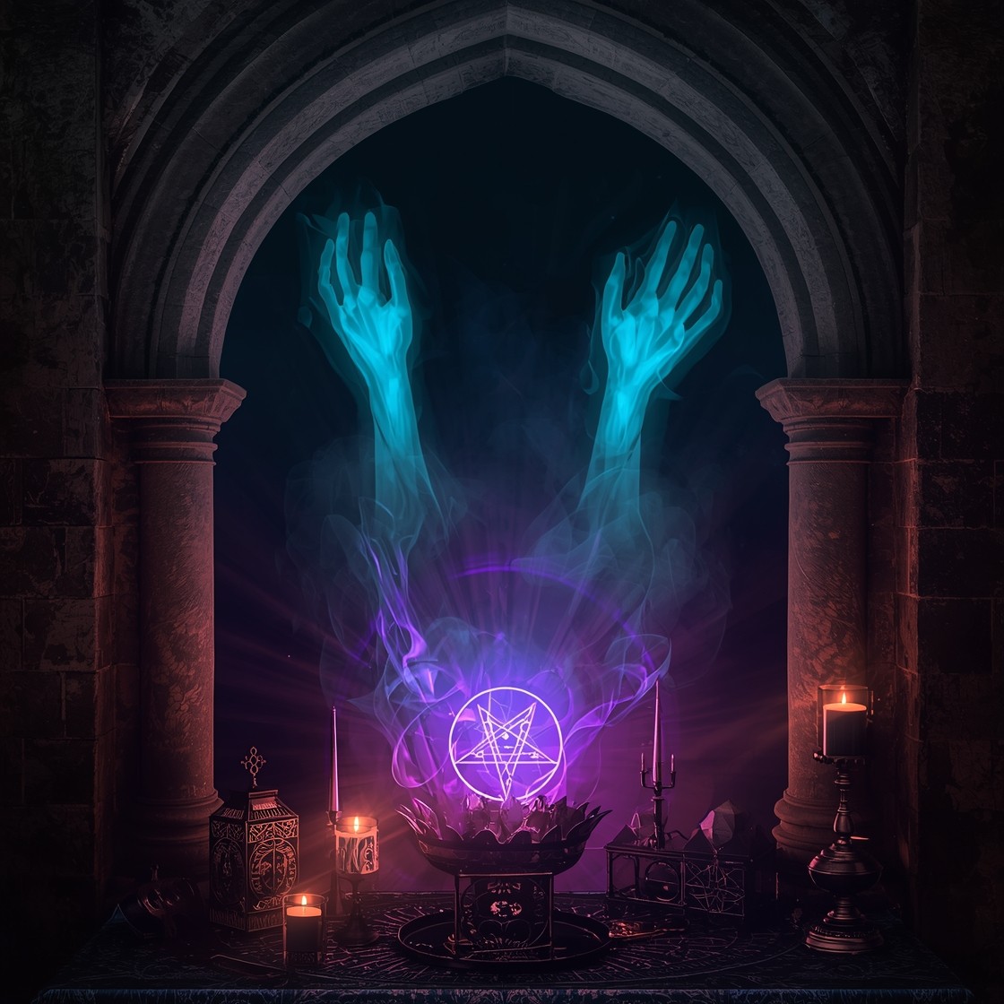 Free Spectral Hands Rising Image - Supernatural, Gothic, Spectral ...