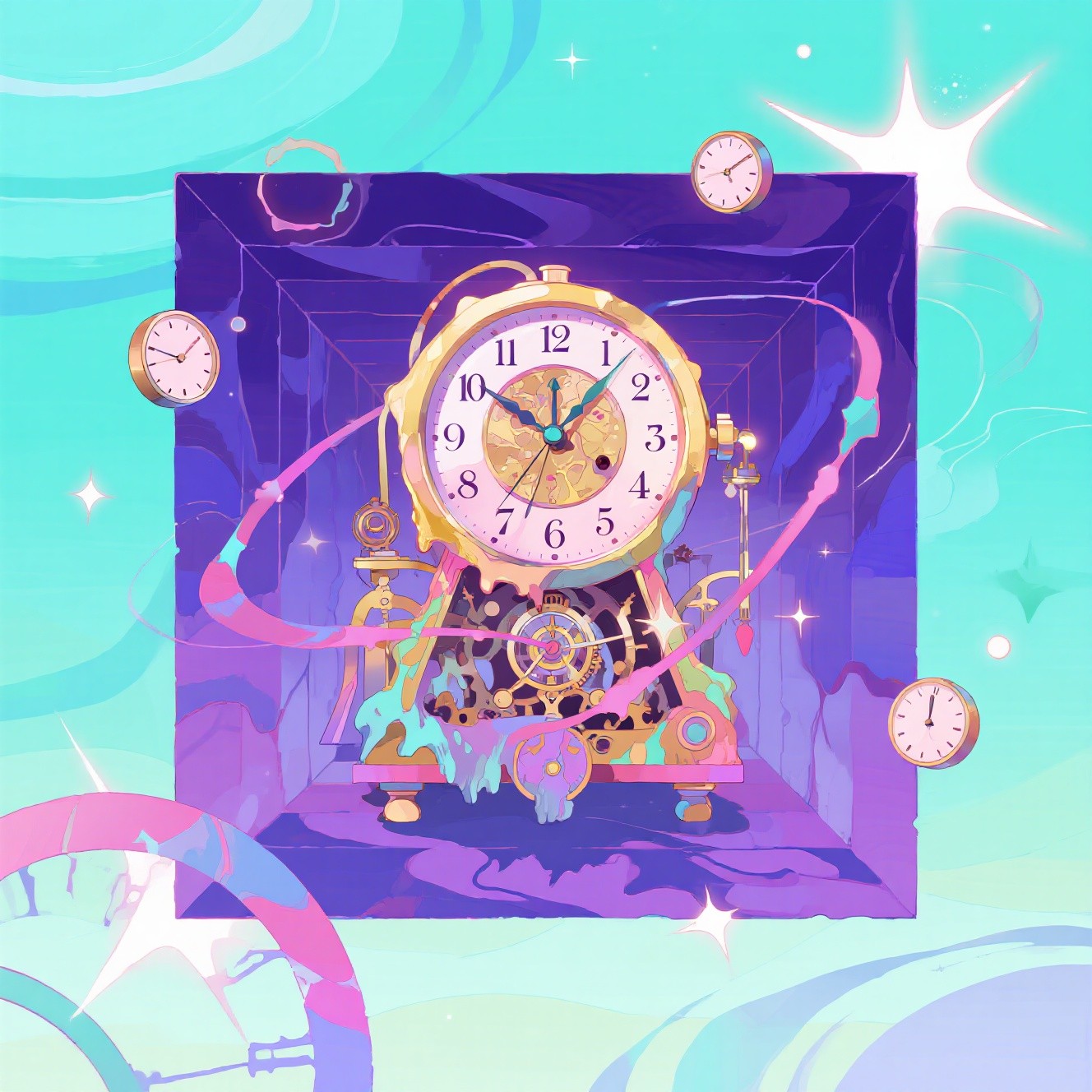 Free Dimensional Clock Gateway Image - Clock, Surreal, Fantasy ...