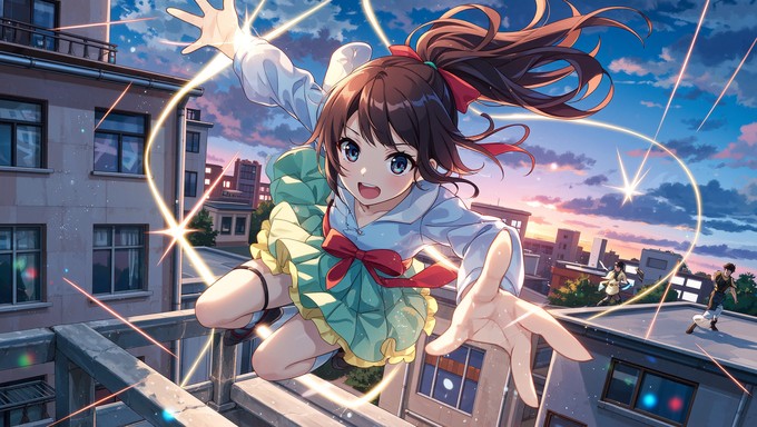 Free Exciting Anime Scene Image - Anime, Festival, Chaos | Download at ...
