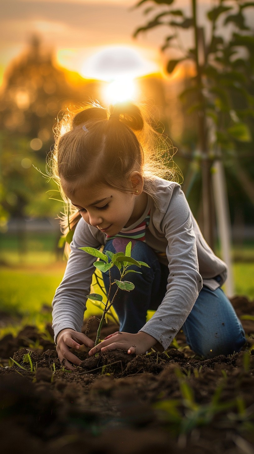 Free Child Planting Tree Image - Child, Planting, Tree | Download at ...