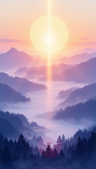 Free Misty Mountain Dawn Image - Mountains, Sunrise, Fog | Download at ...