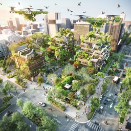 Download Urban Green Utopia Image - Urban, Nature, Architecture | StockCake