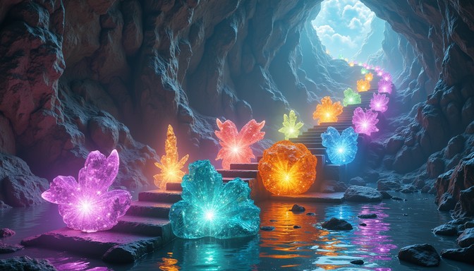 Free Crystal Cave Wonder Image - Crystals, Cave, Person | Download at ...