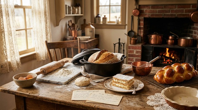 Free Heritage Kitchen Baking Image - Baking, Bread, Sourdough ...