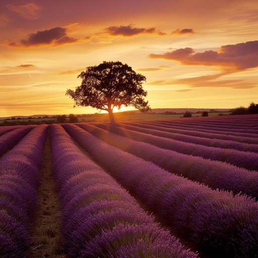Free Lavender Field Sunset Image - Lavender, Sunset, Tree | Download at ...