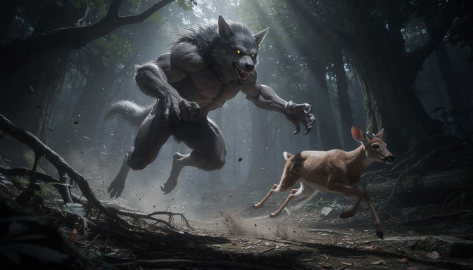 Werewolf Hunt Free Werewolf Forest Chase Image - Werewolf, Forest, Chase | Download ...