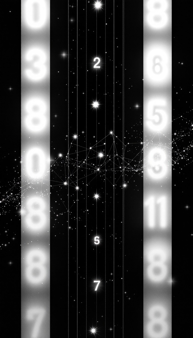 Free Numerical Star Chart Photo - Minimal, Constellation, Numbers ...